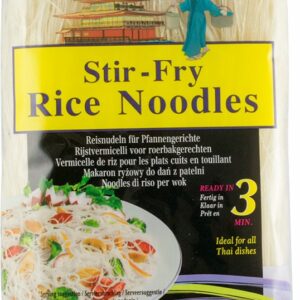 Taitei subtiri din orez pentru wok, 250g