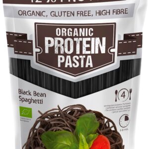 Paste bio din fasole neagra cu continut ridicat de proteine, 200g Max Sport