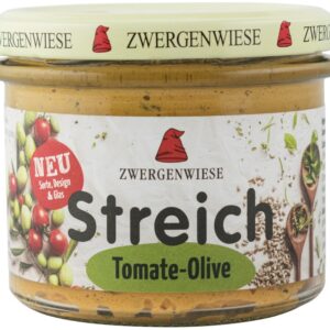 Crema tartinabila bio vegetala cu rosii si masline 180g Zwergenwiese