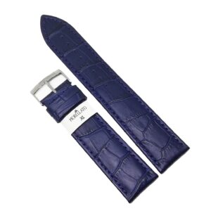 Curea de ceas Morellato XL - Piele Naturala Vitel - Albastra - 14mm, 16mm, 18mm, 20mm, 22mm, 24mm - A01Y2269480061CR