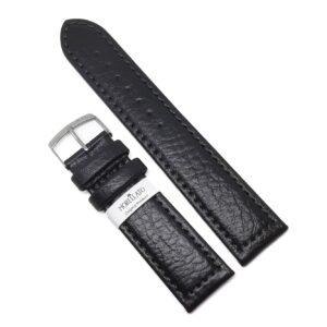 Curea de ceas Morellato Panamera Cuoio Rugato - Culoare Neagra - 20mm, 22mm, 24mm, 26mm 28mm - A01X4938C22019CR