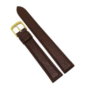 Curea de ceas Fleurus din Piele de Capra - Culoare Maro, textura bizonata - 16mm - WZ3918