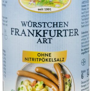 Cremvursti bio din carne de porc, 540g Okoland