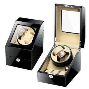 Watch Winder 2 + 3 Dispozitiv pentru intoarcere ceasuri automatice WW23BW