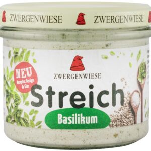 Crema tartinabila bio vegetala cu busuioc, 180g Zwergenwiese
