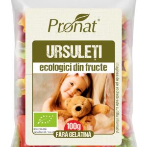 Bio ursuleti din fructe, 100g Pronat