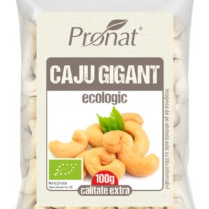 Caju intreg, natur, bio, 100g Pronat