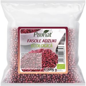 Fasole Adzuki bio, 500g Pronat