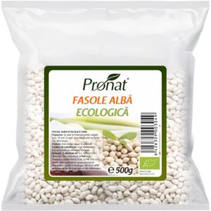Fasole alba bio, 500g Pronat