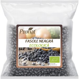 Fasole neagra bio, 500g Pronat