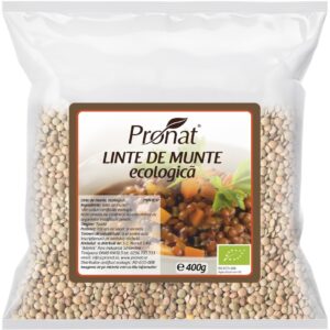 Linte de munte bio, 400g Pronat