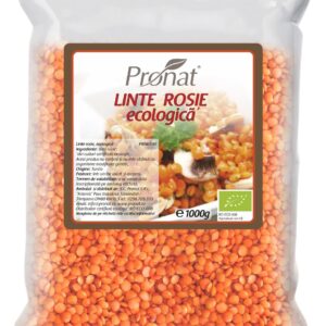 Linte rosie bio, 1000g Pronat