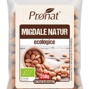 Migdale bio natur samburi, 250g Pronat