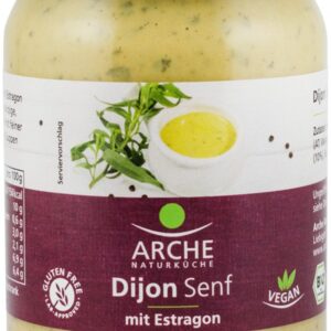 Mustar Dijon bio cu tarhon, 200ml Arche