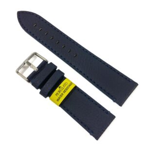 Curea de ceas Morellato Water Resistant - Piele Naturala - Culoare Bleu - 18mm, 20mm, 22mm, 24mm - A01X5394D14062CR