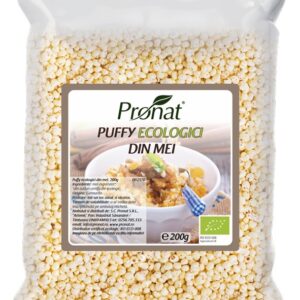 Puffy bio din mei expandat natur, 200g Pronat