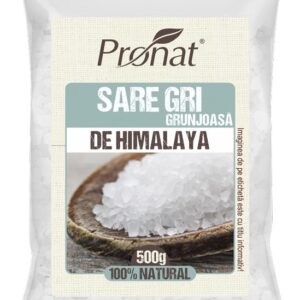 Sare de Himalaya gri grunjoasa 500g Pronat