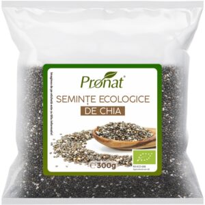 Seminte de chia bio, 300g Pronat