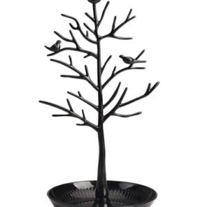 Expozor bijuterii din plastic - Culoare Negru / Alb - WZ4115