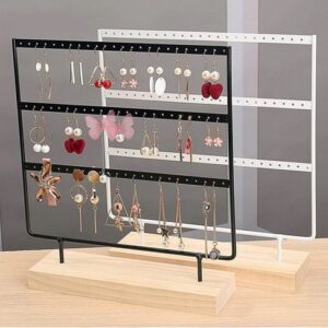 Expozor metalic mare pentru Cercei - Culoare Neagra / Auriu-Roze / Alba - WZ4103