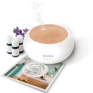 Esential-Zen Difuzor de arome si umidificator cu ultrasunete + 3 uleiuri esentiale Esentialaroms