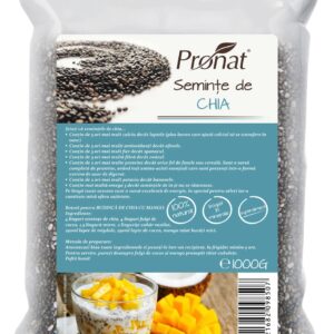 Seminte de chia, 1000g Pronat