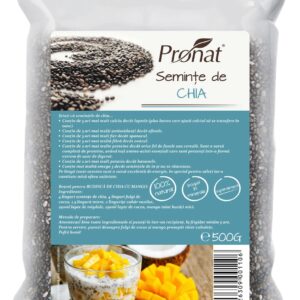 Seminte de chia, 500g Pronat