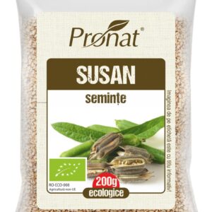 Seminte de susan bio, 200g Pronat