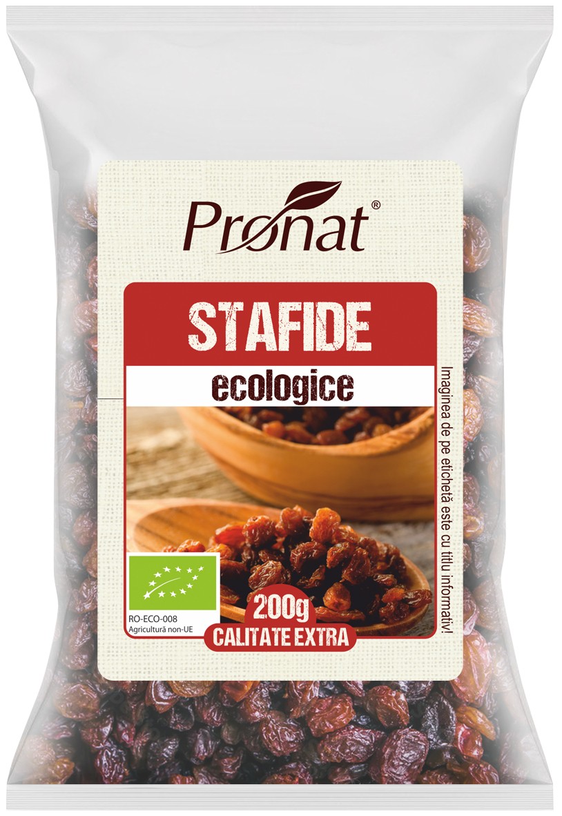 Stafide bio, 200g Pronat