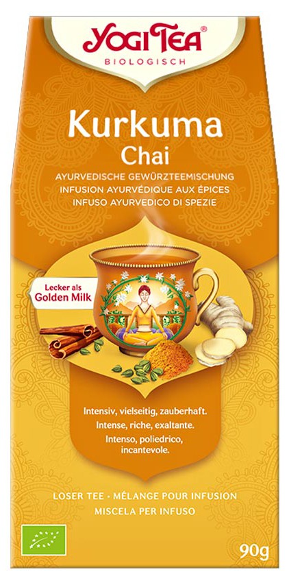 Ceai bio curcuma Chai, 90g Yogi Tea