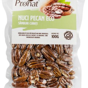 Nuci pecan bio, samburi curati 100g Pronat