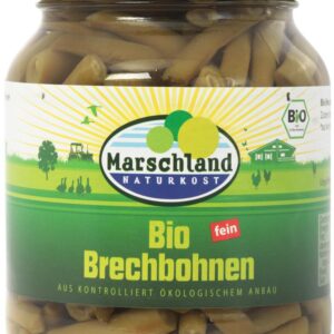 Fasole verde bio, 340 / 185g Marschland Naturkost