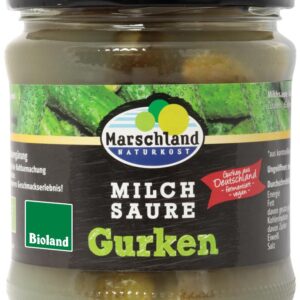 Castraveti bio in saramura, 330 / 185g Marschland Naturkost