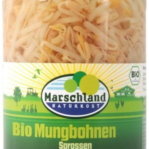 Germeni bio de fasole mung, 330g / 175g Marschland Naturkost