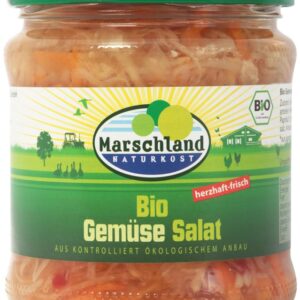 Salata de legume bio, 330g / 190g Marschland Naturkost
