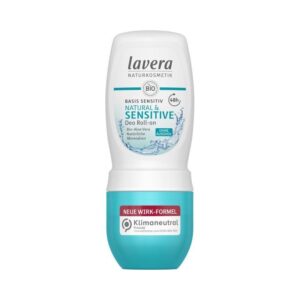 Deodorant Roll-on cu aloe vera, Basis Sensitive 24h 50ml Lavera