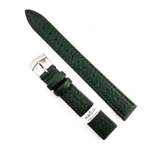 Curea ceas Morellato Original - Piele Naturala, Culoare Verde-Inchis - 14mm 16mm 18mm 20mm - A01X4936C21075CR