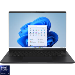 Laptop ASUS 14'' Vivobook S 14 OLED S5406MA, WUXGA, Procesor Intel® Core™ Ultra 5 125H (18M Cache, up to 4.50 GHz), 16GB LPDDR5X, 512GB SSD, Intel Arc, Win 11 Pro, Neutral Black