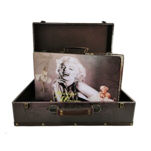 Set 2 Cutii Bijuterii tip servieta - Marilyn Monroe - WZ4210