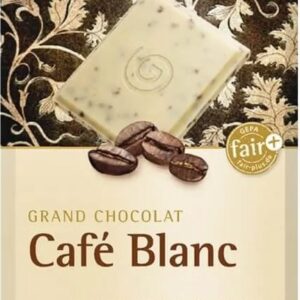 Ciocolata alba cu cafea Cafe Blanc, bio 100g Gepa