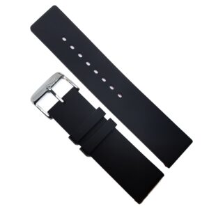 Curea ceas Morellato - Tunguska Silicone Black / Red-  22mm - A01X5396187883CR