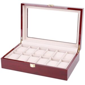 Cutie depozitare 12  ceasuri - LEMN