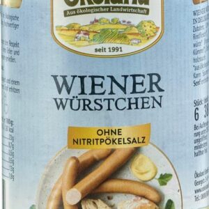 Cremvursti vienezi bio, 380g / 180g Okoland