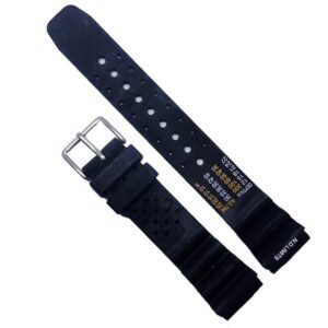 Curea Universală Sport & Diver 20mm – Rezistență Maximă din Rășină Neagră