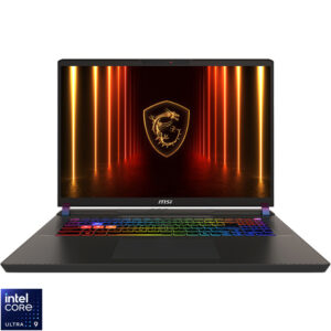 Laptop MSI Gaming 17'' Vector 17 HX AI A2XWJG, QHD+ 240Hz, Procesor Intel® Core™ Ultra 9 275HX (36M Cache, up to 5.40 GHz), 64GB DDR5, 2TB SSD, GeForce RTX 5090 24GB, Free DOS, Cosmos Gray