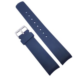 Curea De Silicon Bleumarin Cu Capete Curbate 22mm 11P99