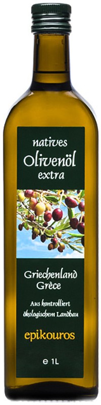 Ulei de masline extravirgin, bio, 1000ml Epikouros