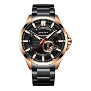 Ceas Barbătesc Curren WZ8372 | Design Modern și Funcțional în Negru