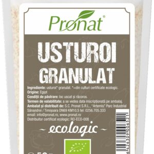 Usturoi uscat granulat fin bio, 50g Pronat