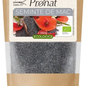Seminte de mac bio, 250g Pronat